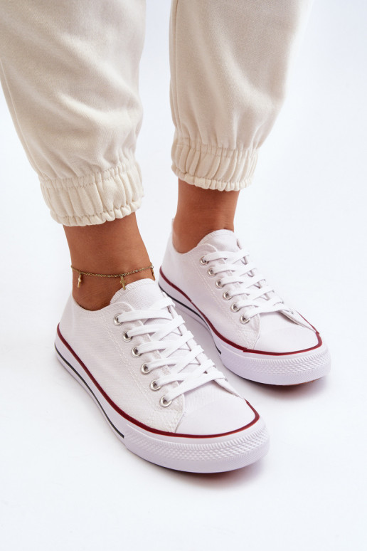 Dámské klasické tenisky černé a bílé Ecoma