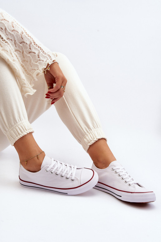 Dámské klasické tenisky černé a bílé Ecoma