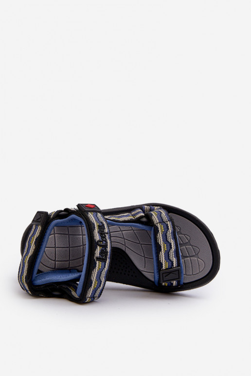 Dětské sandálky Lee Cooper LCW-24-34-2601 modré Dětské sandálky Lee Cooper LCW-24-34-2601 modré