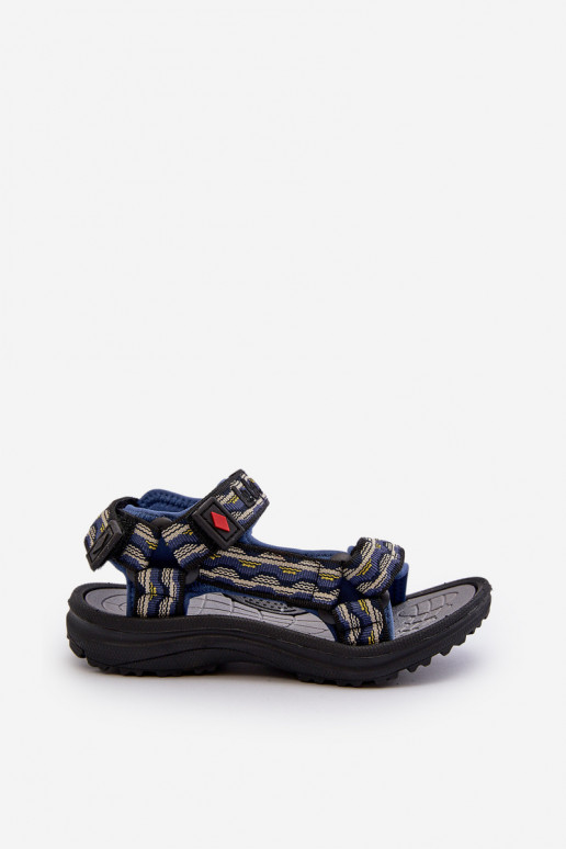 Dětské sandálky Lee Cooper LCW-24-34-2601 modré Dětské sandálky Lee Cooper LCW-24-34-2601 modré