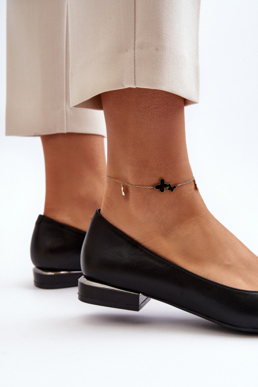 Baleríny S Sponou Sergio Leone BL203 Černé