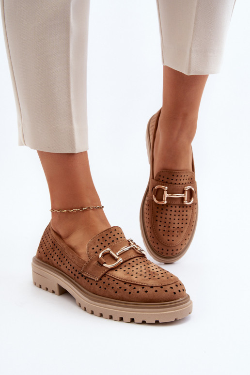 Dámské lodičky s výšivkou Camel Talesse