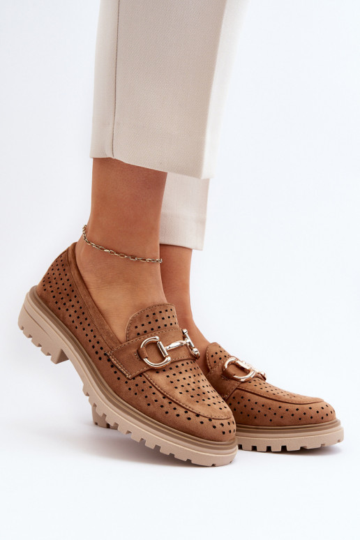 Dámské lodičky s výšivkou Camel Talesse