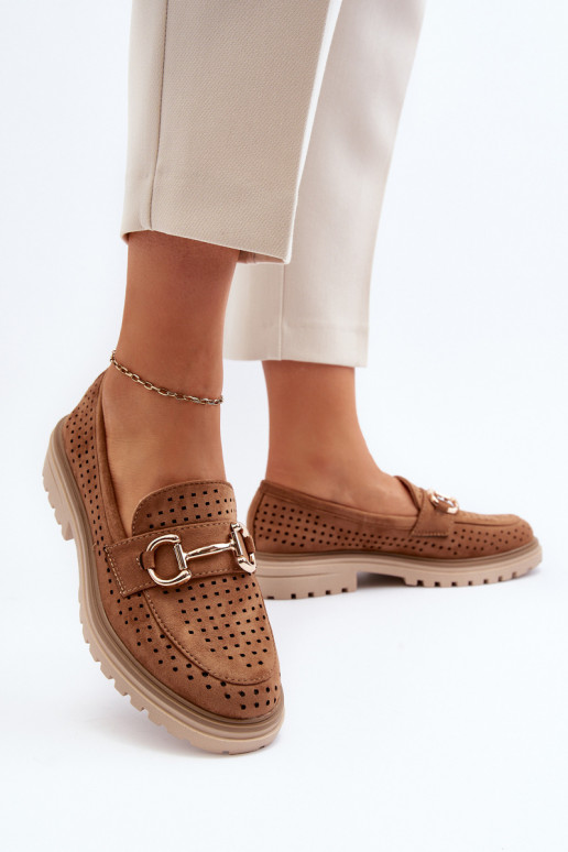 Dámské lodičky s výšivkou Camel Talesse