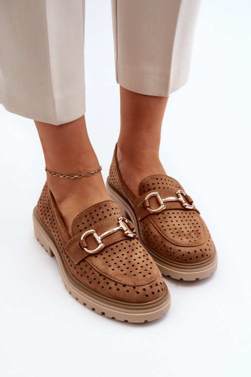 Dámské lodičky s výšivkou Camel Talesse