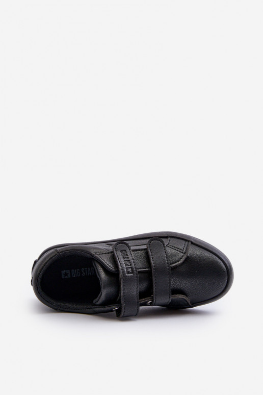 Dětské tenisky na suchý zip Big Star NN374006 Černé Dětské tenisky na suchý zip Big Star NN374006 Černé