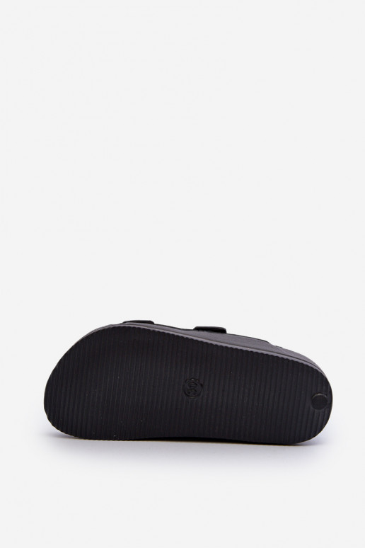 Dětské lehké žabky s přezkami BIG STAR NN374541 Černé