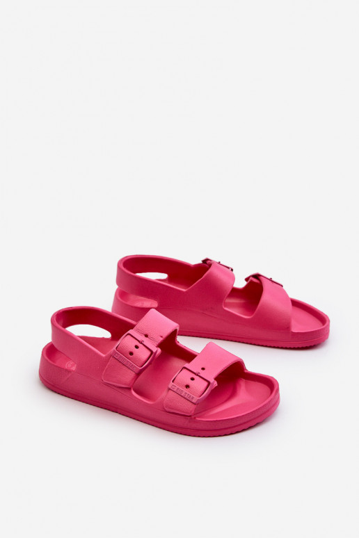 Dětské Lehké Žabky S Sponami BIG STAR NN374545 Fuchsie Dětské Lehké Žabky S Sponami BIG STAR NN374545 Fuchsie