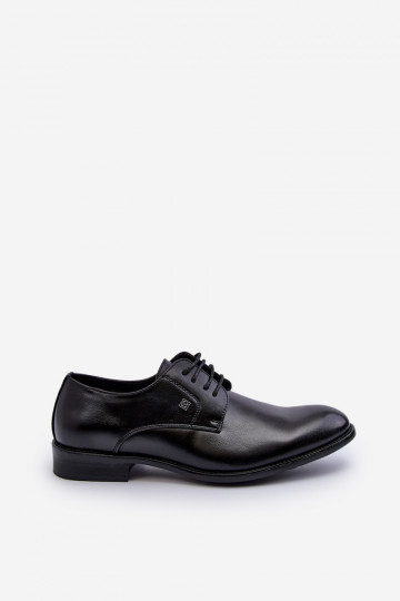Mužská elegantní polobotky černé Jenavee 2