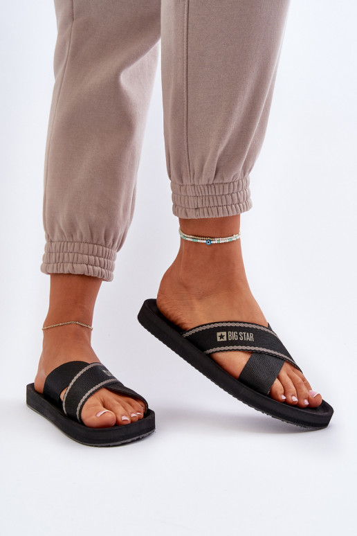 Dámské Žabky Big Star NN274A059 Černé