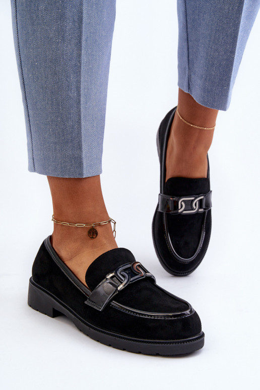 Dámské semišové mokasíny S.Barski HY3350A