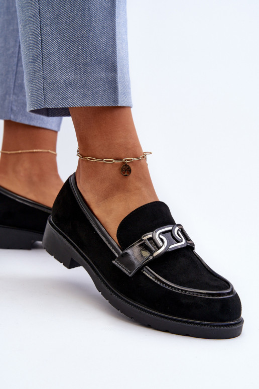 Dámské semišové mokasíny S.Barski HY3350A