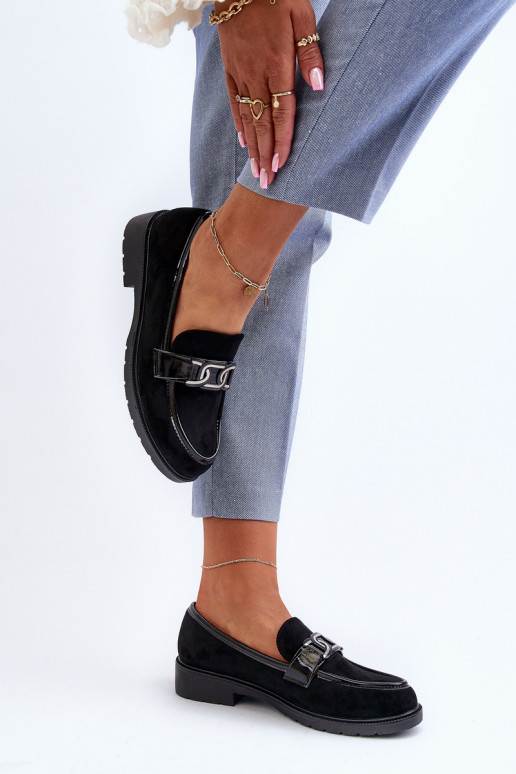 Dámské semišové mokasíny S.Barski HY3350A