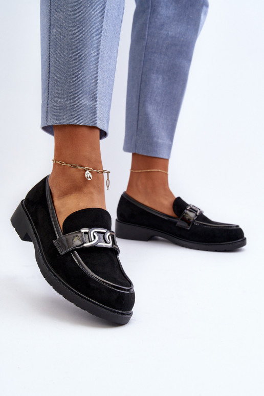 Dámské semišové mokasíny S.Barski HY3350A