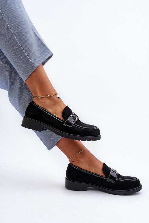 Dámské semišové mokasíny S.Barski HY3350A