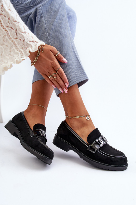 Dámské semišové mokasíny S.Barski HY3350A