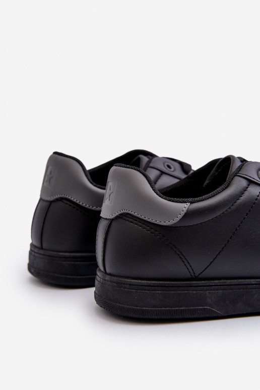 Nízké pánské tenisky z ekologické kůže Big Star NN174284 černé