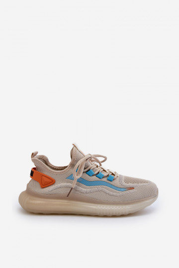 Pánské sportovní boty HI-POLY SYSTEM Big Star NN174452 Beige 2