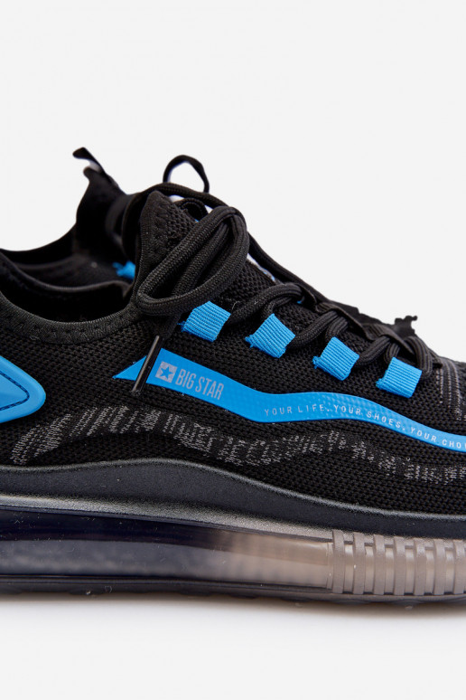 Pánské Sportovní Boty HI-POLY SYSTEM Big Star NN174450 Černé