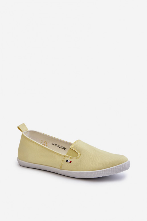Dámské tenisky slip-on žluté Adrancia