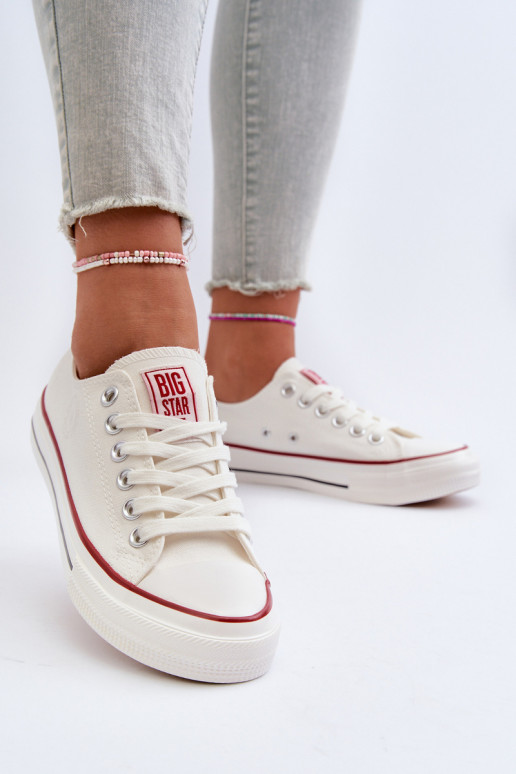 Nízké dámské tenisky Big Star NN274274 Bílé