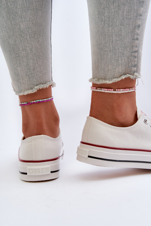 Nízké dámské tenisky Big Star NN274274 Bílé