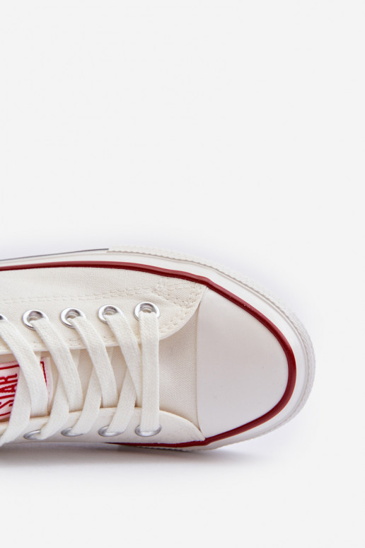 Nízké dámské tenisky Big Star NN274274 Bílé