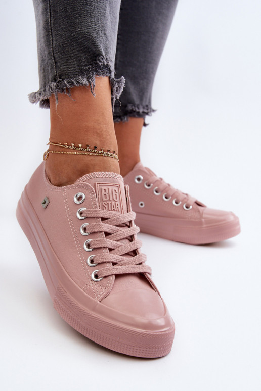 Klasické Dámské Tenisky Big Star NN274291 Růžové