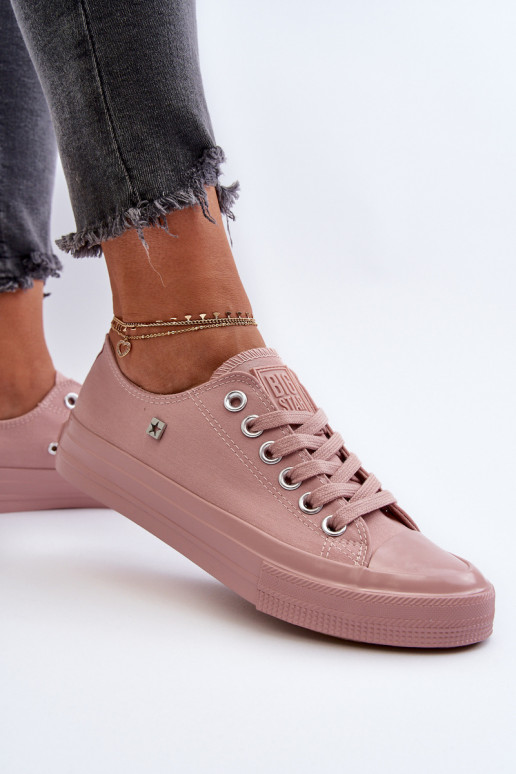 Klasické Dámské Tenisky Big Star NN274291 Růžové