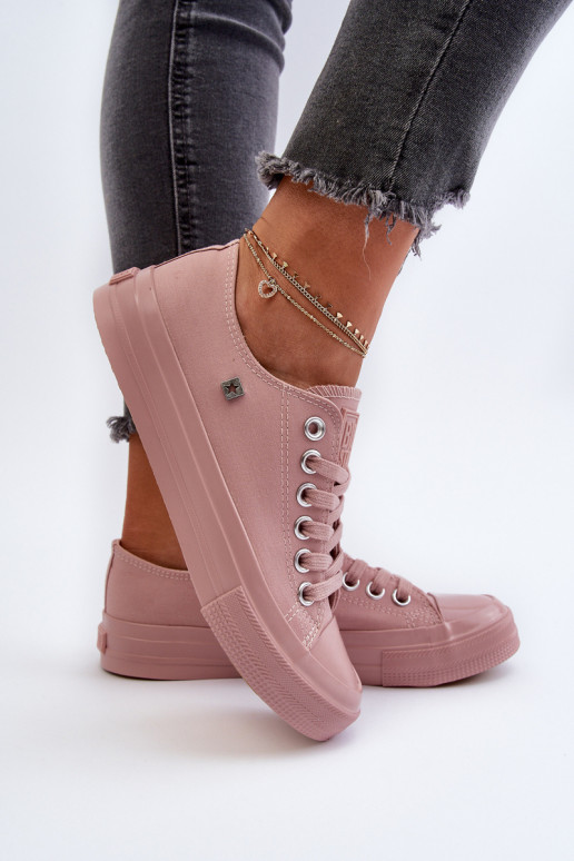 Klasické Dámské Tenisky Big Star NN274291 Růžové