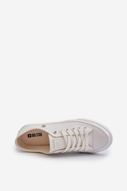 Klasické Dámské Tenisky Big Star NN274285 Bílé