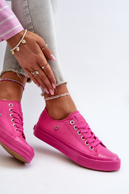 Klasické dámské tenisky Big Star NN274290 Fuksie