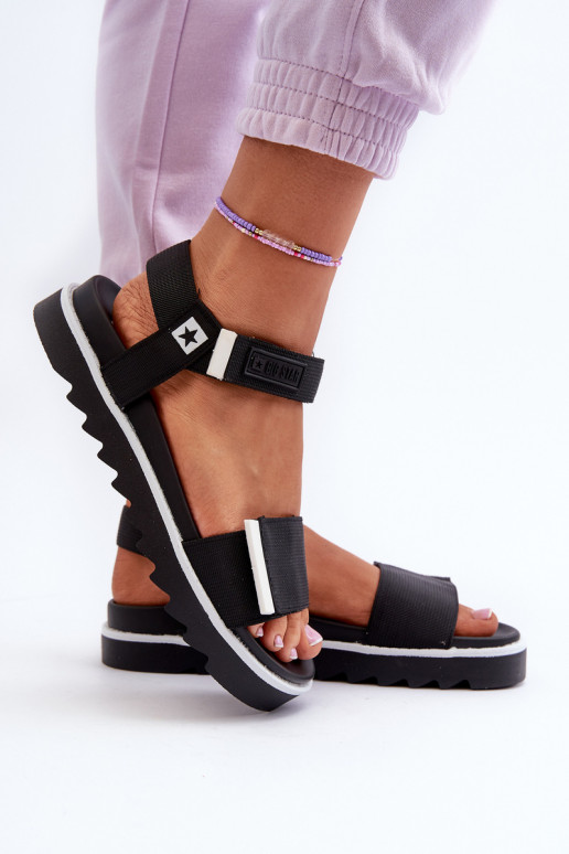 Dámské sandály na platformě Big Star NN274778 černé