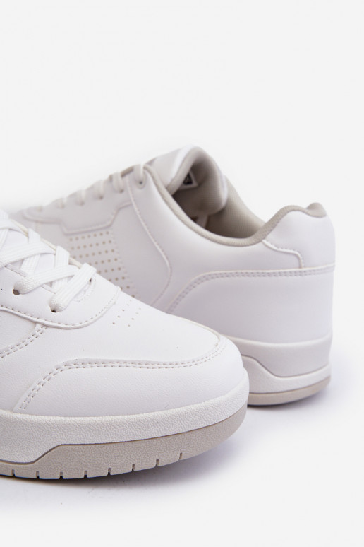 Bílé pánské tenisky z ekokože Radikalle