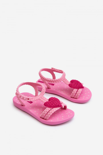Dětské sandálky srdcem 81997 Ipanema My First Baby růžové 2