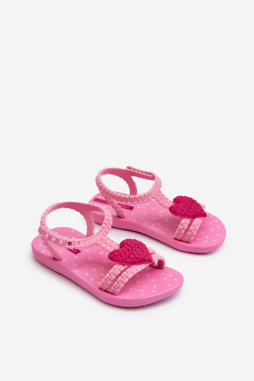 Dětské sandálky srdcem 81997 Ipanema My First Baby růžové Dětské sandálky srdcem 81997 Ipanema My First Baby růžové