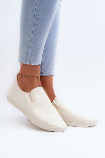 Dámské tenisky Trampky Slip-On Beige Lovinia 2