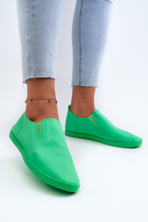 Dámské tenisky Slip-On Zelené Lovinia