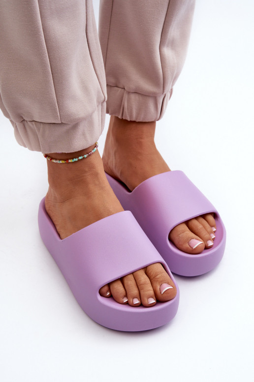 Dámské žabky na tlusté podrážce béžové Oreithano