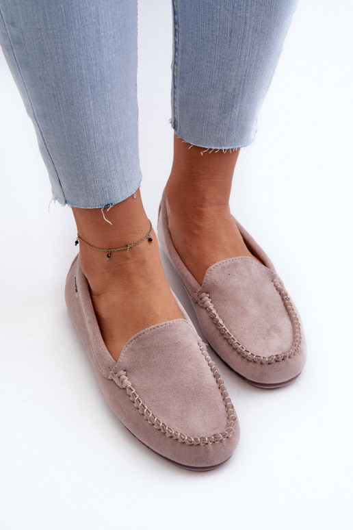 Dámské lodičky z ekologického semiše fialové Amrutia