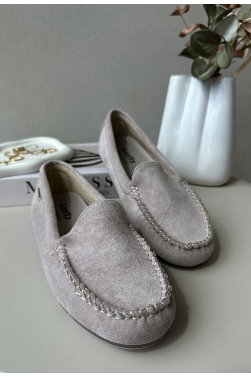 Dámské lodičky z ekologického semiše fialové Amrutia