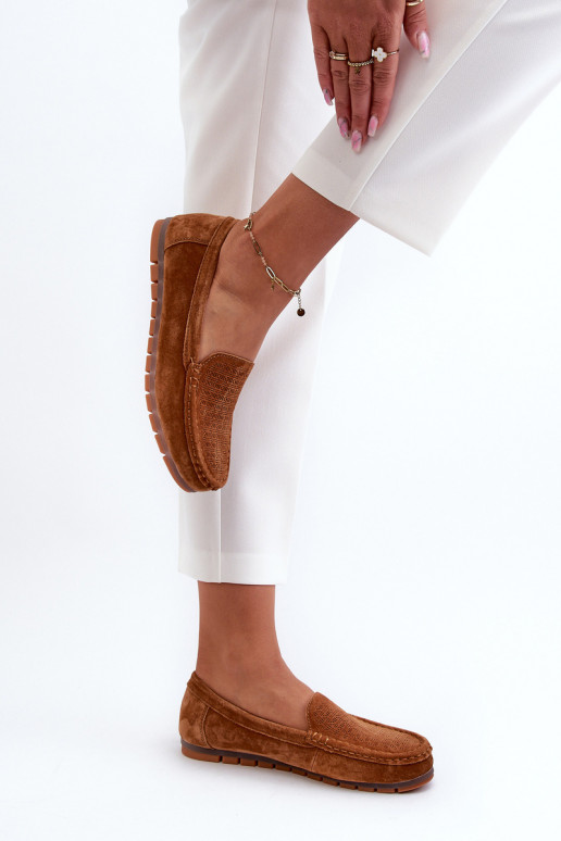 Dámské semišové mokasíny Camel S.Barski LR755