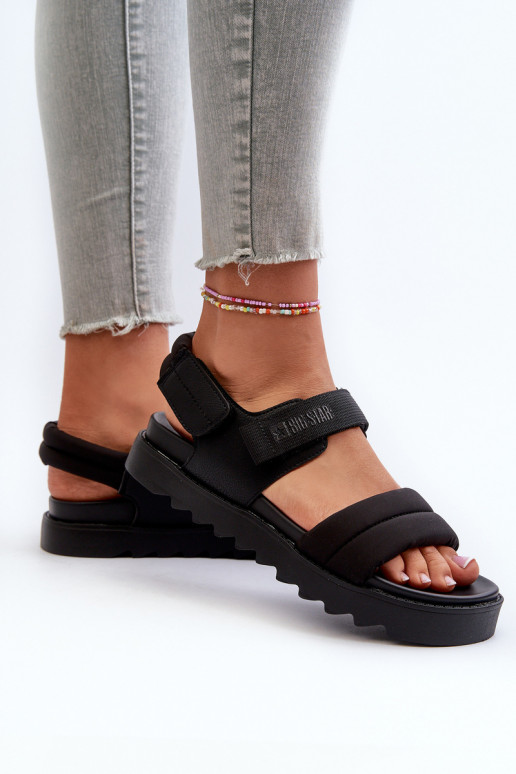 Dámské sandály na platformě Big Star NN274750 černé