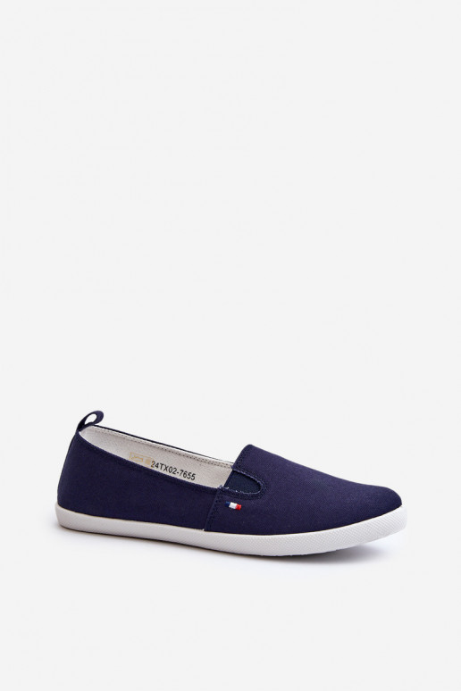 Dámské námořnické slip-on tenisky modré Adrancia