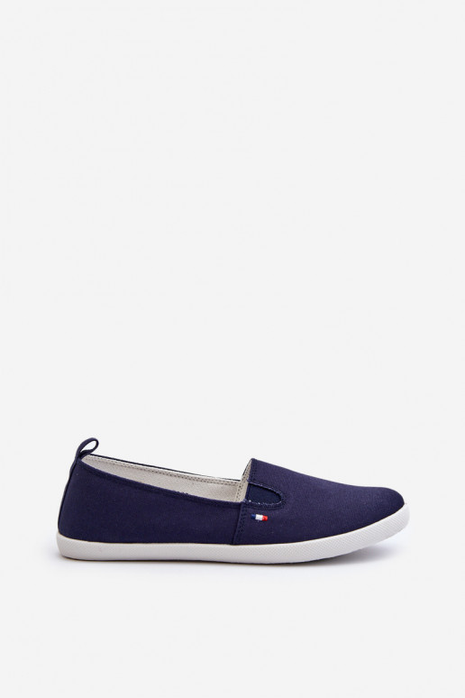 Dámské námořnické slip-on tenisky modré Adrancia