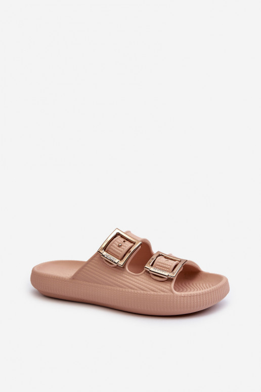 Lehké Dámské Žabky ZAXY LL285087 Beige Lehké Dámské Žabky ZAXY LL285087 Beige