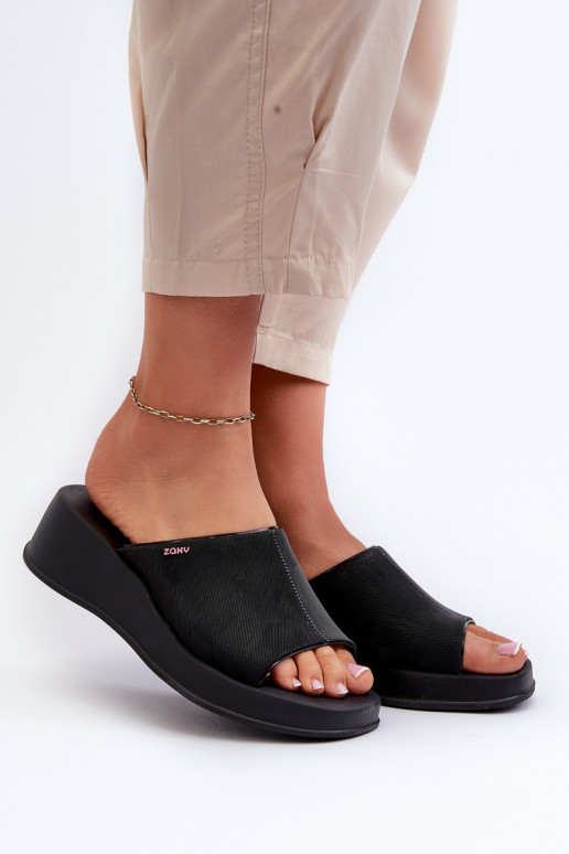 Vonné Dámské Sandály Na Výšlapu ZAXY LL285083 Černé