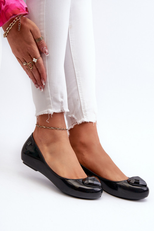 Dámské vonné baletky se srdcem ZAXY NN285011 černé