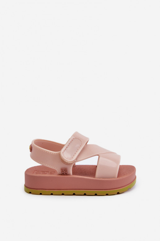 Dětské sandálky Na suchý zip vonící ZAXY LL385002 světle růžové Dětské sandálky Na suchý zip vonící ZAXY LL385002 světle růžové