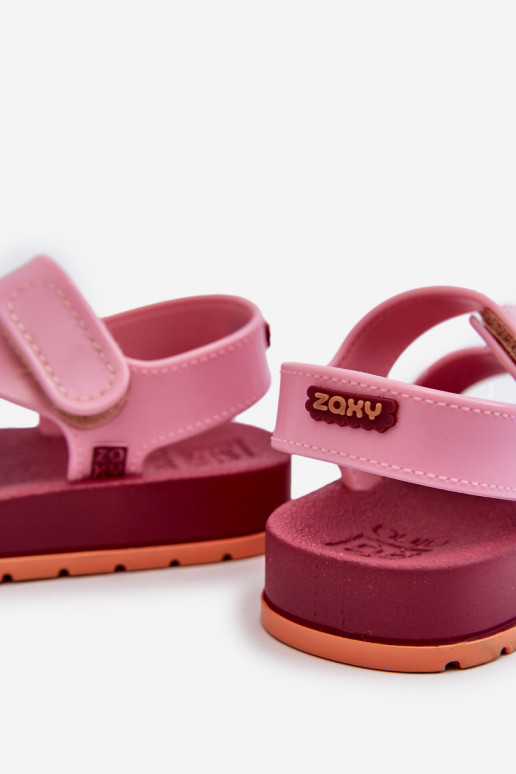 Dětské sandálky na suchý zip vonící ZAXY LL385001 růžové Dětské sandálky na suchý zip vonící ZAXY LL385001 růžové